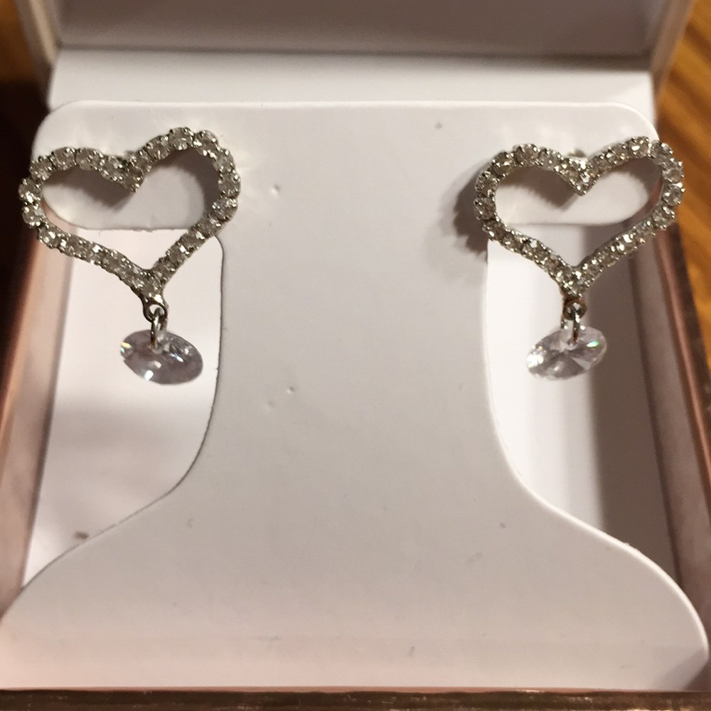Silver earrings